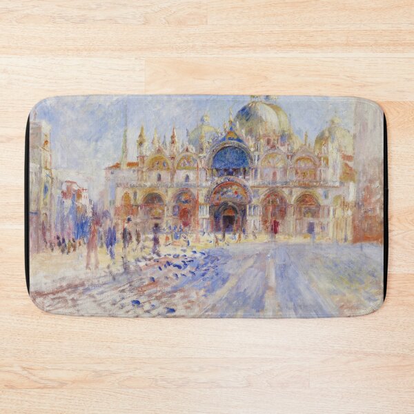 Item preview, The Piazza San Marco Venice by Pierre-Auguste Renoir: Luminous Impressionist Poster designed and sold by artofuniverse.