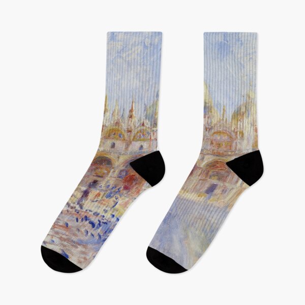 Item preview, The Piazza San Marco Venice by Pierre-Auguste Renoir: Luminous Impressionist Poster designed and sold by artofuniverse.