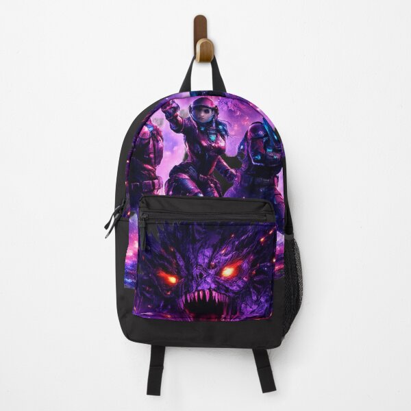 Item preview, Cosmic Neon Monster vs Astronauts designed and sold by Nika Art Studio.