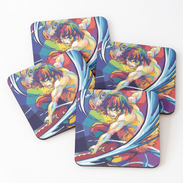 Item preview, Inosuke Hashibira Pop Art designed and sold by sandrahofer-art.