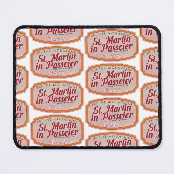 Item preview, St. Martin in Passeier, Italy, Trentino-Alto Adige, Ski, textured skiing badge designed and sold by Wanderful-roads.