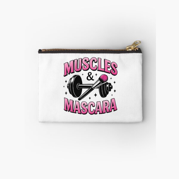 Item preview, Muscles & Mascara Funny Gym Makeup Design designed and sold by OwnYourMood.