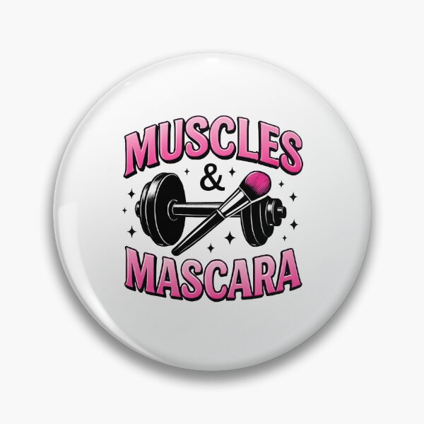Item preview, Muscles & Mascara Funny Gym Makeup Design designed and sold by OwnYourMood.
