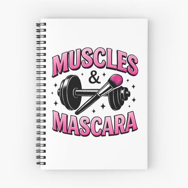 Item preview, Muscles & Mascara Funny Gym Makeup Design designed and sold by OwnYourMood.