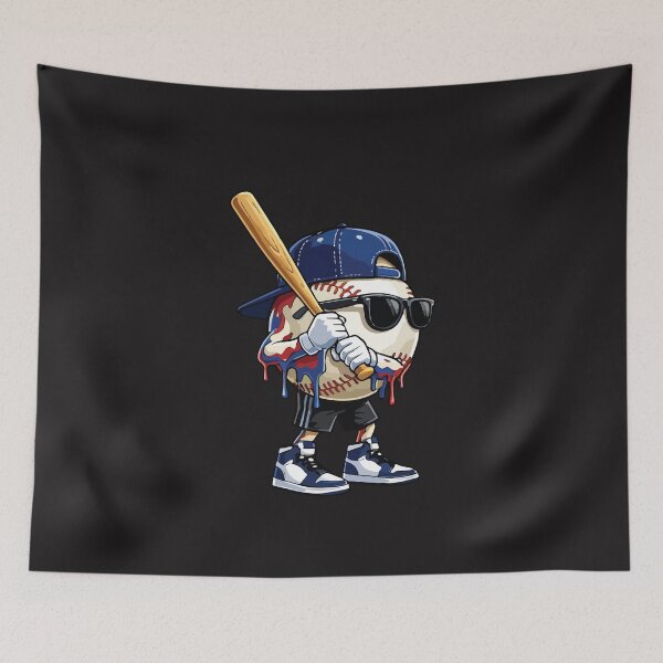 Item preview, Baseball Ice Cream Drip Funny Baseball Lover Boys Sport Design designed and sold by kiralynstration.