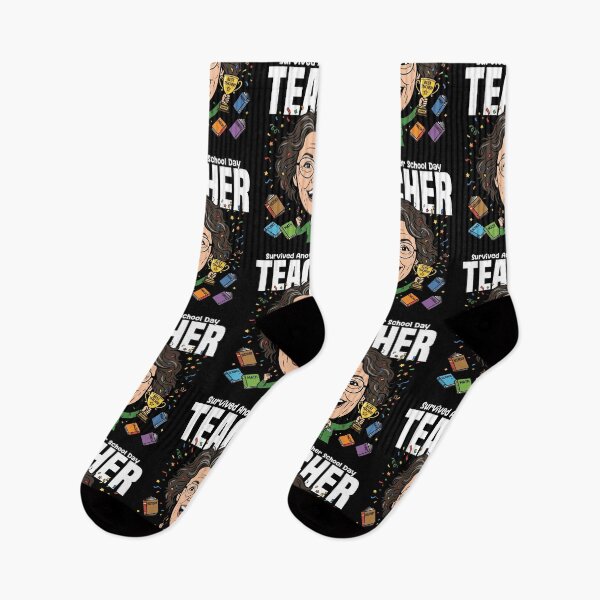 Item preview, TEACHER - SURVIVED ANOTHER SCHOOL DAY designed and sold by KEF Custom.