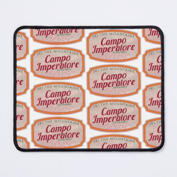 Item preview, Campo Imperatore, Italy, Pietracamela, Ski, textured skiing badge designed and sold by Wanderful-roads.