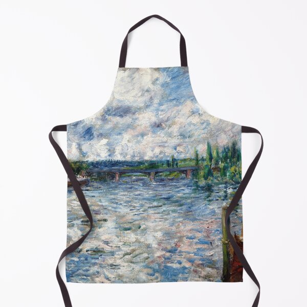 Item preview, The Seine at Chatou by Pierre-Auguste Renoir: Impressionist River Landscape Poster designed and sold by artofuniverse.