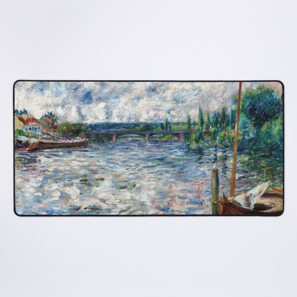 Item preview, The Seine at Chatou by Pierre-Auguste Renoir: Impressionist River Landscape Poster designed and sold by artofuniverse.