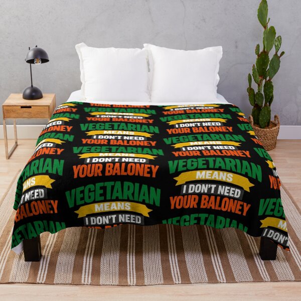 Item preview, Funny Vegan Sarcasm I Dont Need Your Baloney Vegetarian Humor Design designed and sold by TeeTimeTreasure.