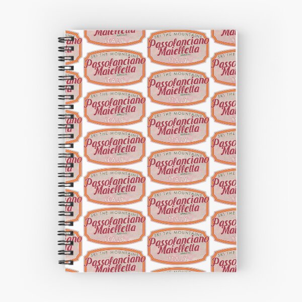 Item preview, Passolanciano-Maielletta, Italy, Abruzzo, Ski, textured skiing badge designed and sold by Wanderful-roads.