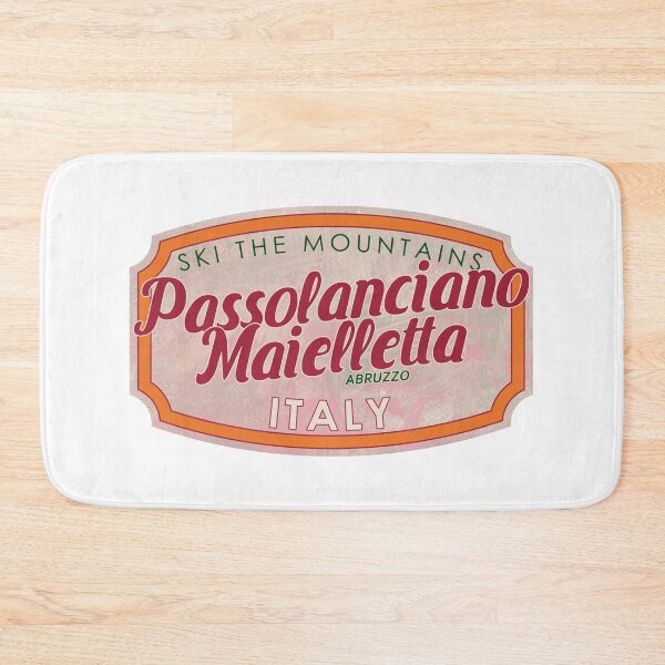 Item preview, Passolanciano-Maielletta, Italy, Abruzzo, Ski, textured skiing badge designed and sold by Wanderful-roads.