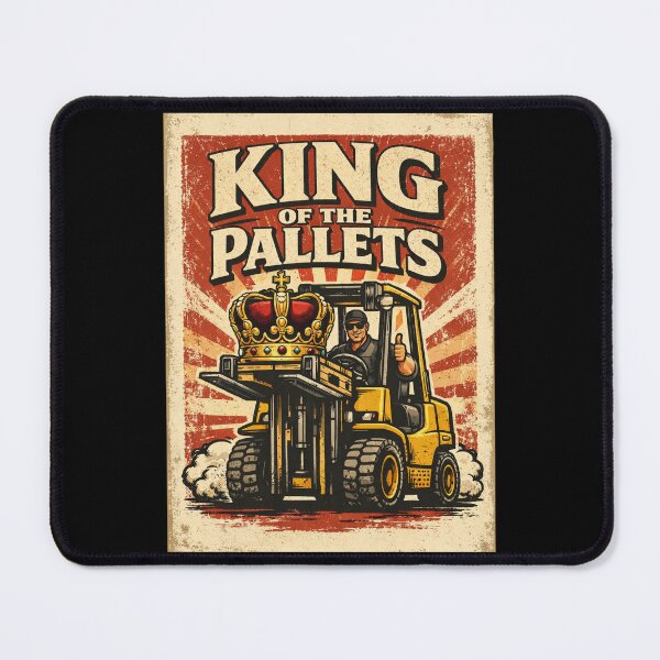 Item preview, King of the Pallets Forklift Operator designed and sold by RetroNibylander.