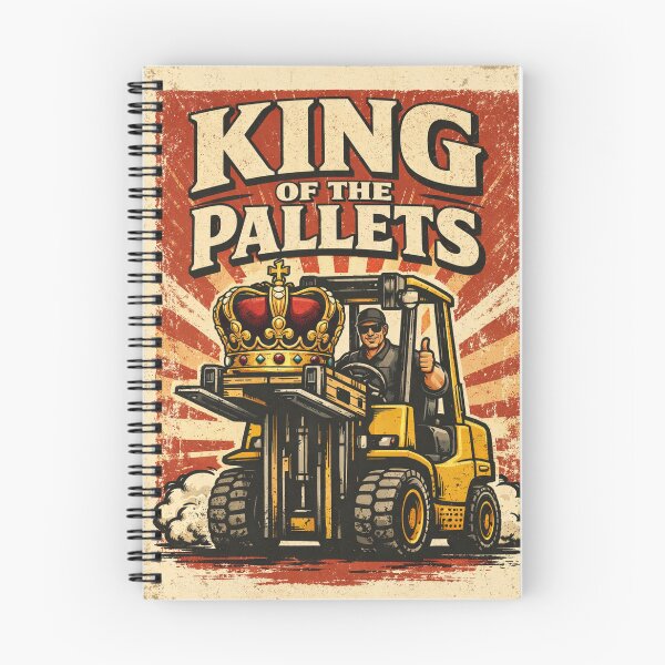Item preview, King of the Pallets Forklift Operator designed and sold by RetroNibylander.