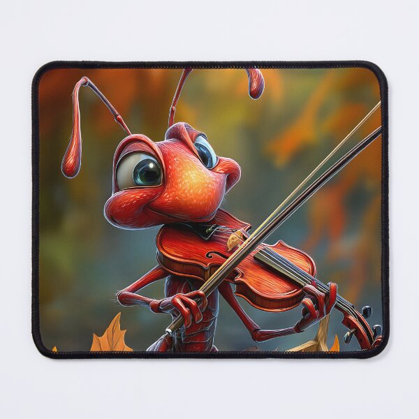 Item preview, Ant Playing Violin in Autumn Leaves on a Boat designed and sold by Artessie.