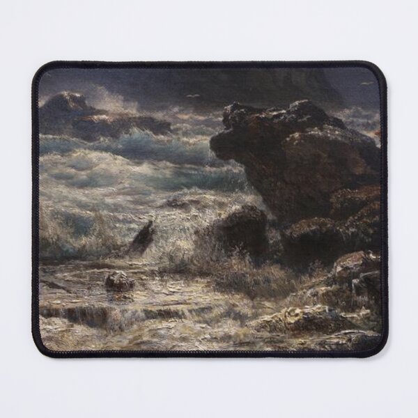 Item preview, An agitated marina under a stormy sky designed and sold by SharonTheFirst.