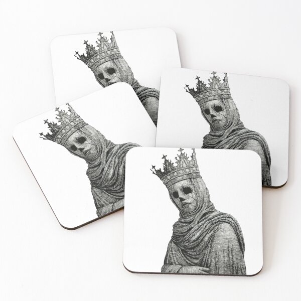 Item preview, Dark Gothic Skeleton King Crown Hand Artwor designed and sold by tokyoboyart.