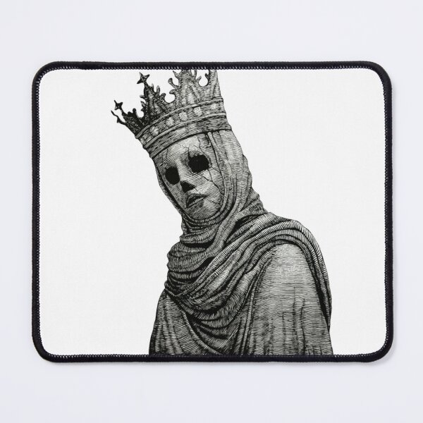Item preview, Dark Gothic Skeleton King Crown Hand Artwor designed and sold by tokyoboyart.