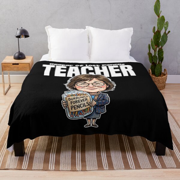 Item preview, TEACHER - KEEPER OF LOST PENCILS designed and sold by KEF Custom.