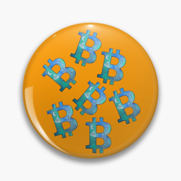 Artikelvorschau, BlueGreen-Bitcoin entworfen und verkauft von Monique'sArtStudio.