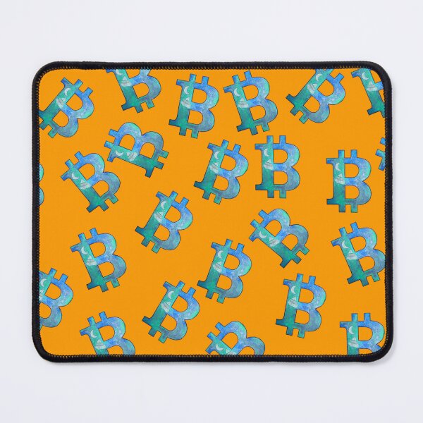 Item preview, BlueGreen Bitcoin designed and sold by Monique'sArtStudio.