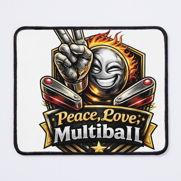 Item preview, Peace Love Multiball – Pinball Pinball Design designed and sold by SaMaJuJu- Flipp .
