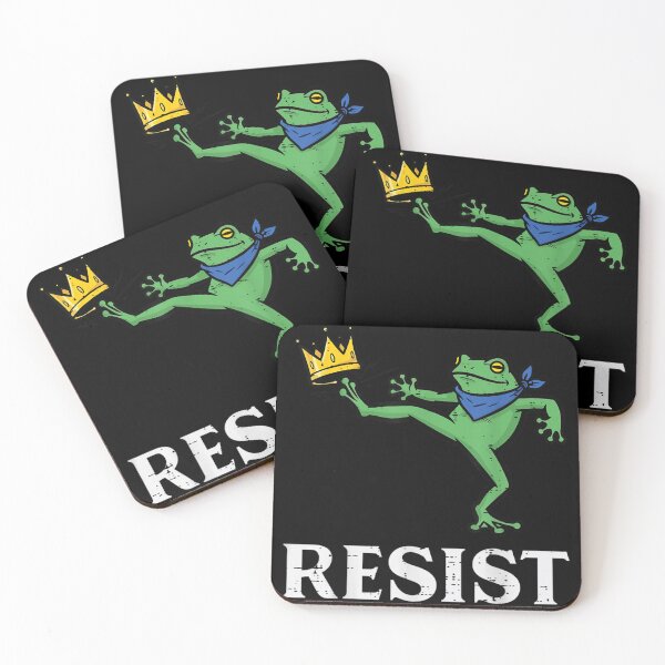 Item preview, Funny Frog Resist Rebel Frog Cartoon Shirt designed and sold by Capisedo.