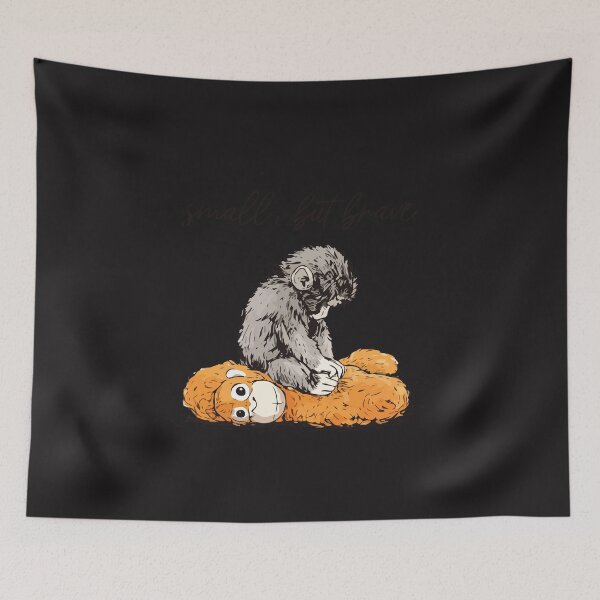 Item preview, Funny Punching Monkey Meme Baby Monkey Chaos Humor Design designed and sold by kiralynstration.