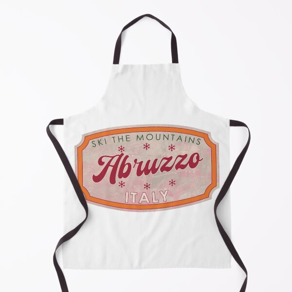 Item preview, Abruzzo, Italy, Ski, textured skiing badge designed and sold by Wanderful-roads.