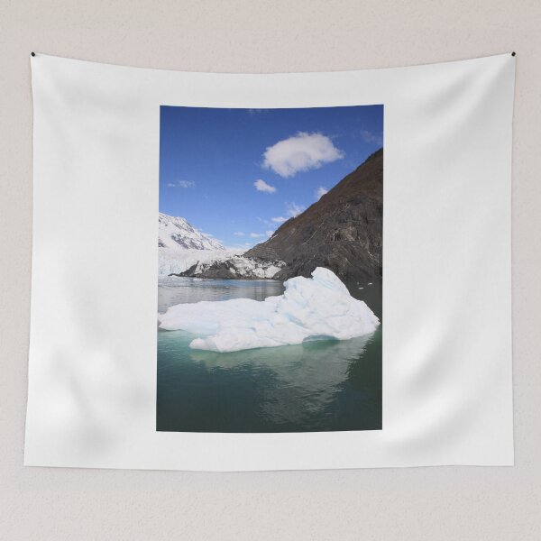 Item preview, Ice Flow Blue Sky Cloud Photographic Print designed and sold by Mother-Nature65.