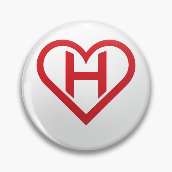 Item preview, Minimal Red Love Letter H Vector Design designed and sold by craftedd.
