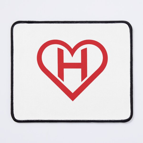 Item preview, Minimal Red Love Letter H Vector Design designed and sold by craftedd.