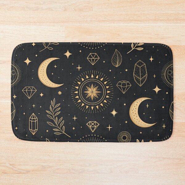 Item preview, Celestial Magic Symbols Seamless Pattern designed and sold by Erik Visnievskij.