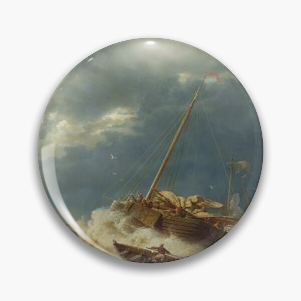 Item preview, Ships In A Storm On The Dutch Coast designed and sold by SharonTheFirst.