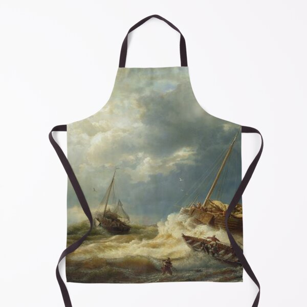 Item preview, Ships In A Storm On The Dutch Coast designed and sold by SharonTheFirst.