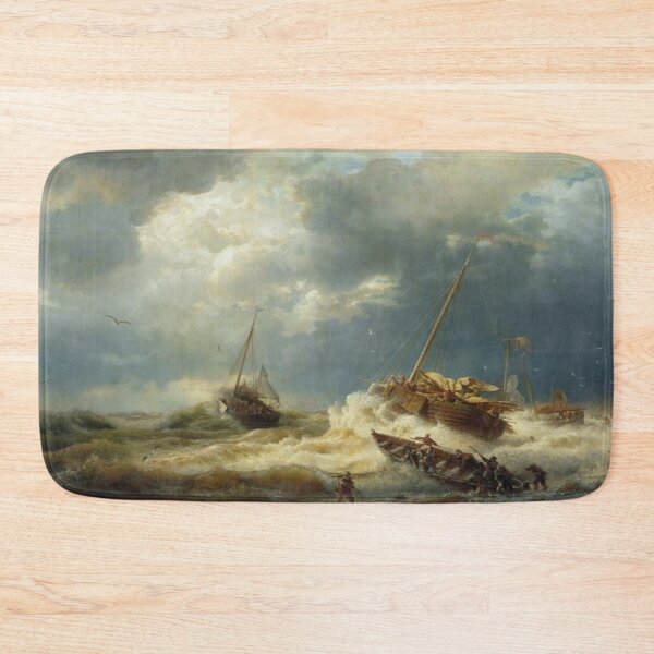 Item preview, Ships In A Storm On The Dutch Coast designed and sold by SharonTheFirst.