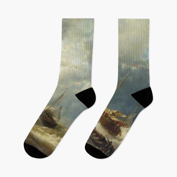 Item preview, Ships In A Storm On The Dutch Coast designed and sold by SharonTheFirst.