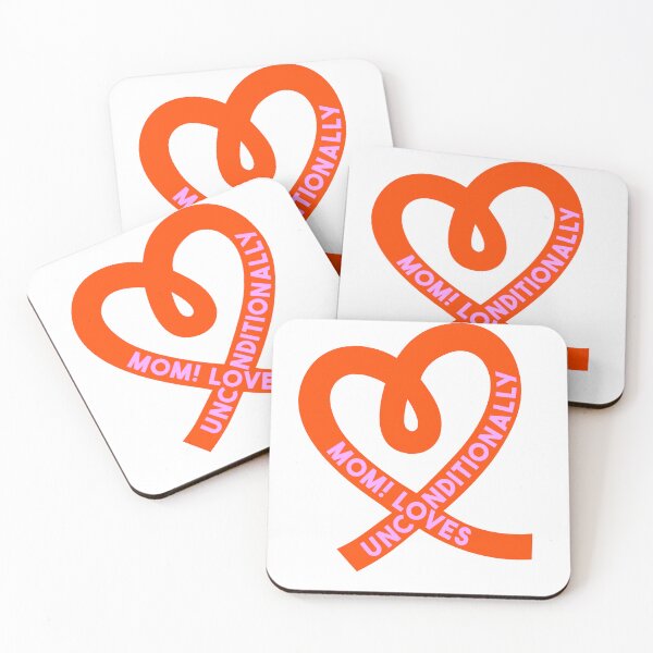 Item preview, Mom Unconditionally Loves – Cute Colorful Heart Ribbon Design for Moms designed and sold by PhokaPhokich.