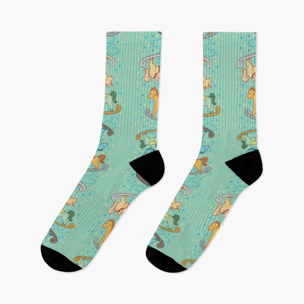 Item preview, Cute and Adorable Rocking Horse Seamless Pattern Design designed and sold by ZaryaKiqo.