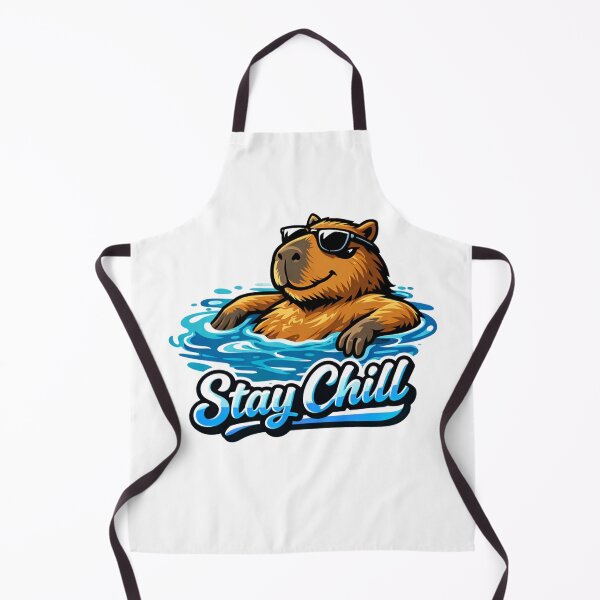 Item preview, stay chill capy designed and sold by MoosElkPL.