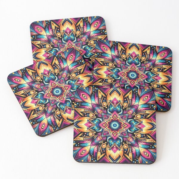 Item preview, Mystic Mandala – Vibrant Symmetry Emblem Design designed and sold by Dogandesighn.