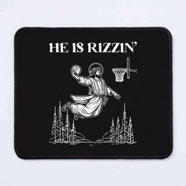 Item preview, Funny Christian,  He Is Rizzin, Jesus Basketball, Gen Z Meme, Youth Group Gift, Rizz Meme designed and sold by tierryrincones.