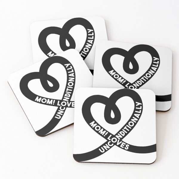 Item preview, Mom Unconditionally Loves – Heart Ribbon Mother's Day Graphic designed and sold by PhokaPhokich.