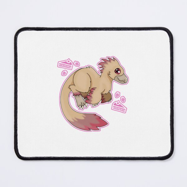 Item preview, Kawaii Feathered Dinosaur And Strawberry Shortcake designed and sold by FroggyBaBoy.