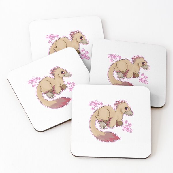 Item preview, Kawaii Feathered Dinosaur And Strawberry Shortcake designed and sold by FroggyBaBoy.