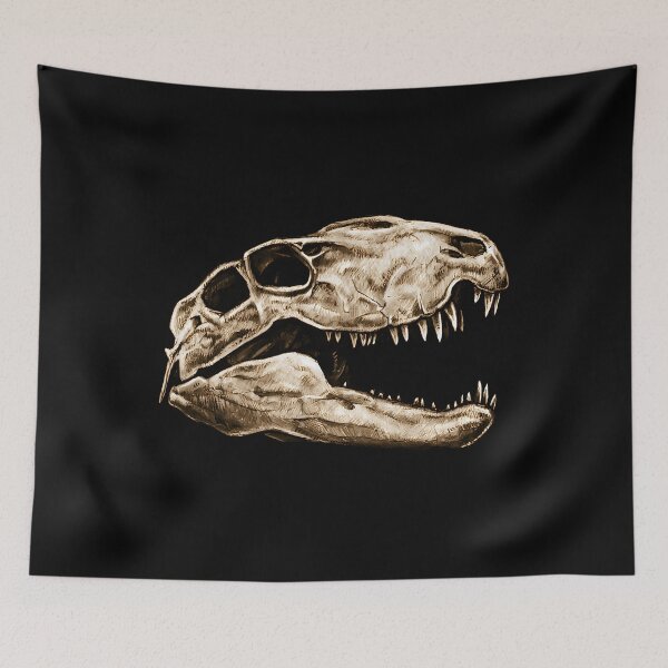 Item preview, Dimetrodon Skull Paleontology Fossil Sketch designed and sold by hectorcally48.