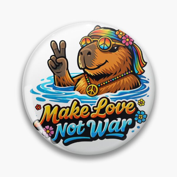 Item preview, make love not war designed and sold by MoosElkPL.
