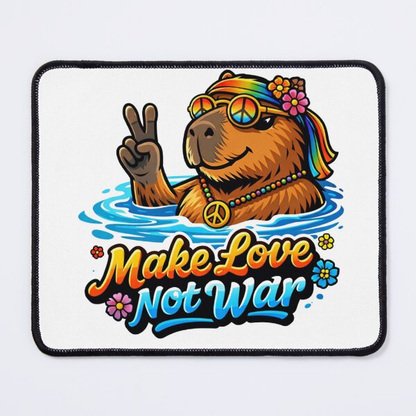 Item preview, make love not war designed and sold by MoosElkPL.