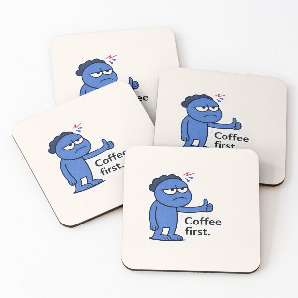 Item preview, Coffee First - Low Energy Series Character designed and sold by lnewlfuk.