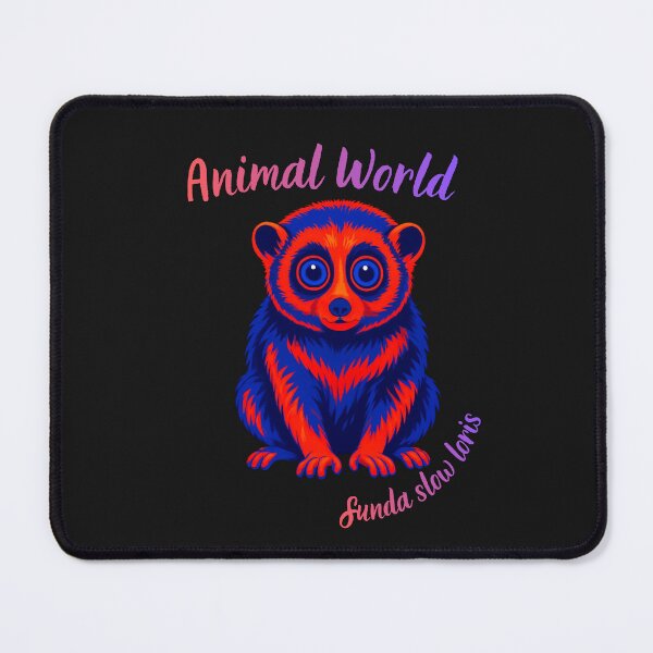 Item preview,  Animal World: Sunda slow loris – Cute Colorful Wildlife Illustration designed and sold by GigaFactory.